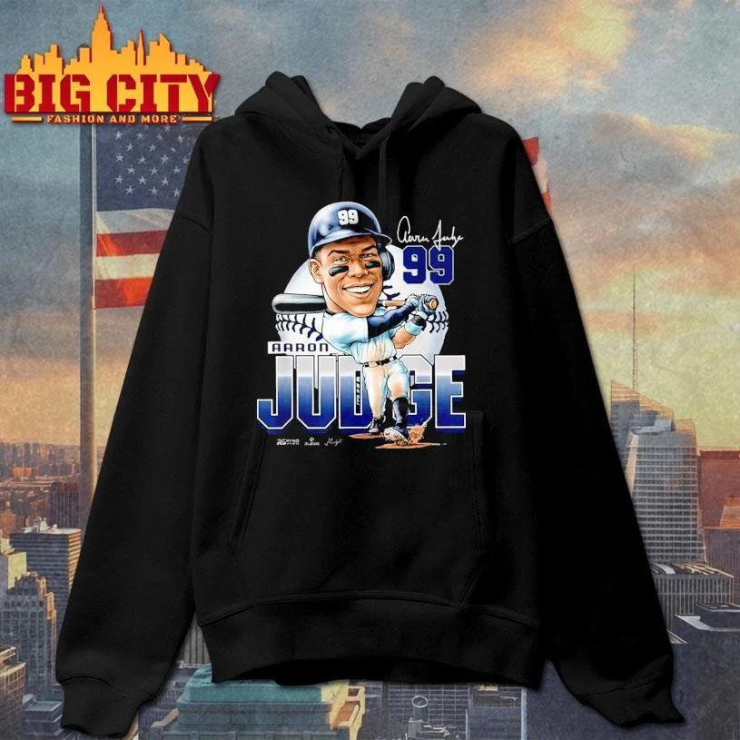 Aaron Judge New York Baseball Mudge Studios MLBPA Graphic Shirt