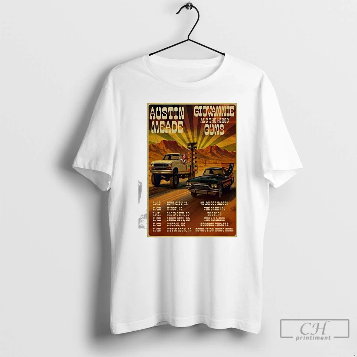Classic Austin Meade Giovannie The Hired Guns 2025 T Shirts