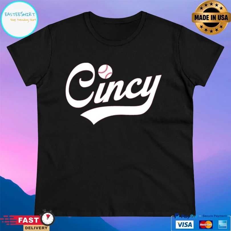 Cincy Baseball Script T-shirts