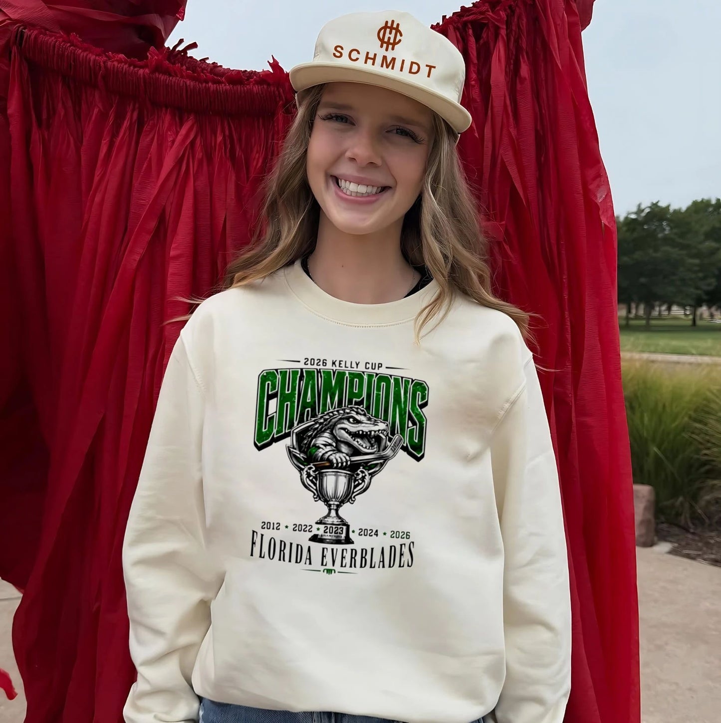 Florida Everblades Kelly Cup Champions 2026 trophy shirt