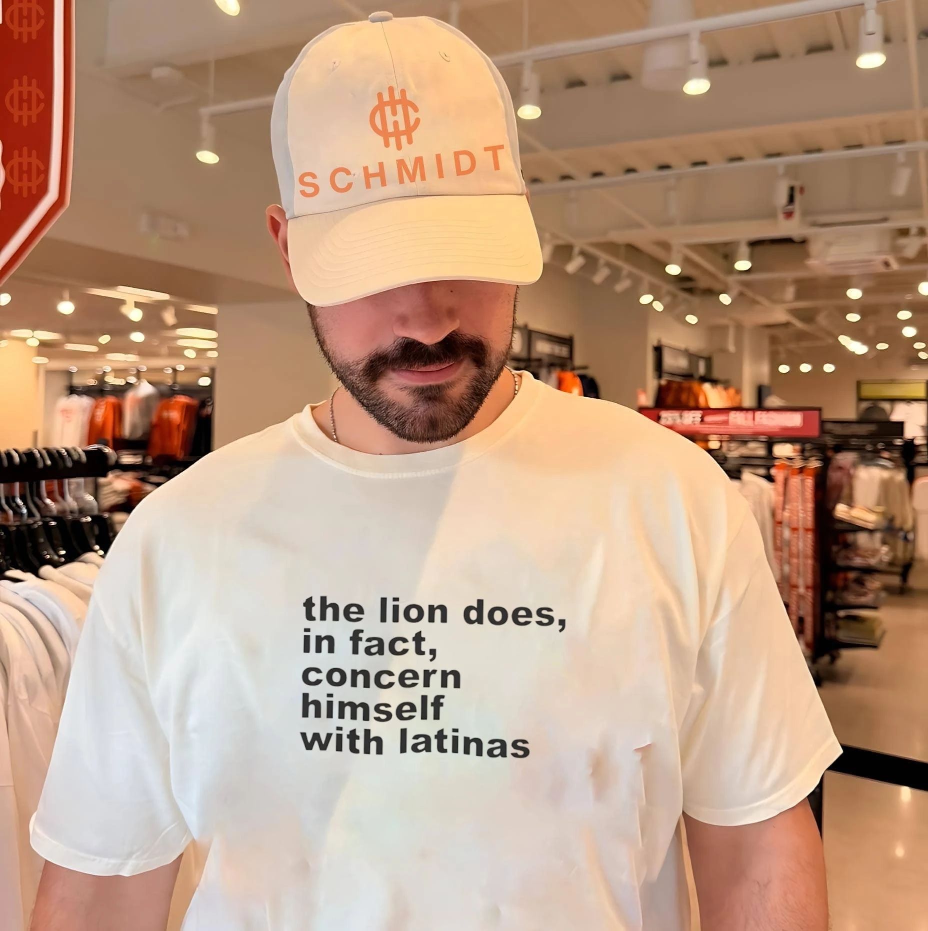 The Lion Does in Fact Concern Himself with Latinas shirt