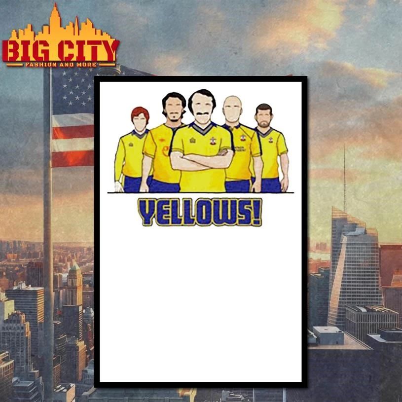 Saintsfc yellow graphic shirt