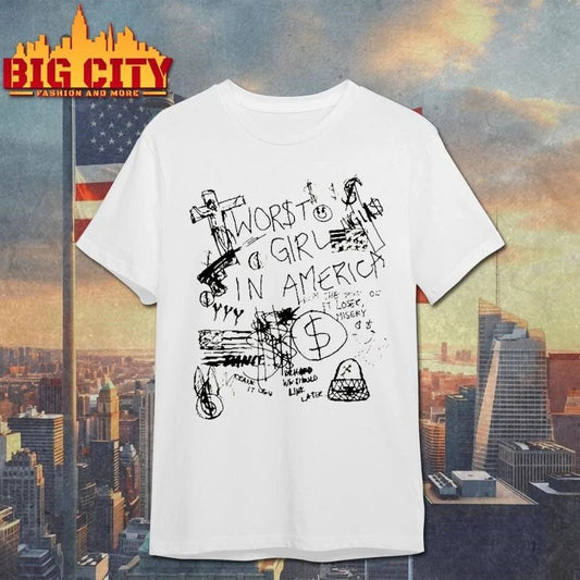 Worst Girl In America Slayyyter Sharpie Shirt