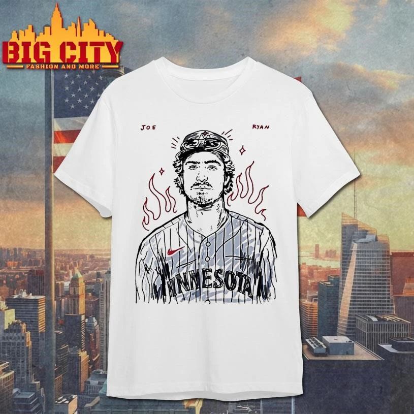 Joe Ryan Minnesota Twins Baseball Sketch Artwork Shirt