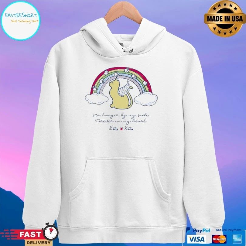 No Longer By My Side Forever In My Heart Kittie T-shirt