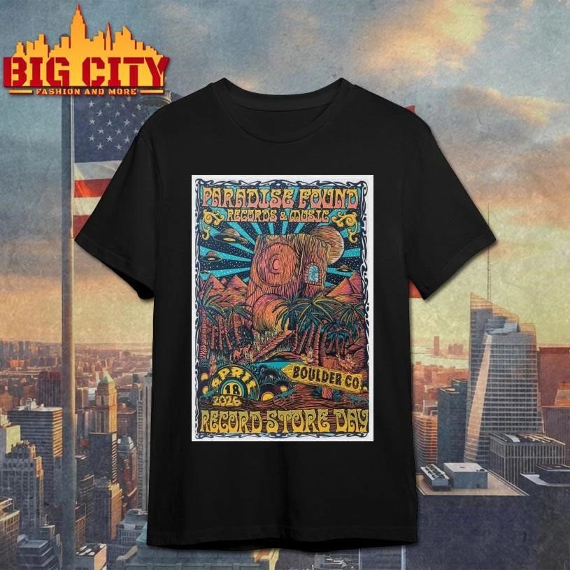 Paradise Found Records & Music Apr 18 2026 Boulder, CO Poster Shirt