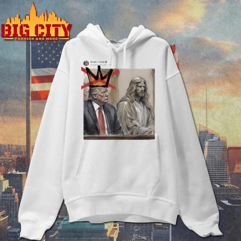 Trump just compared himself to Jesus Christ on Truth Social No Kings Graphic Shirt