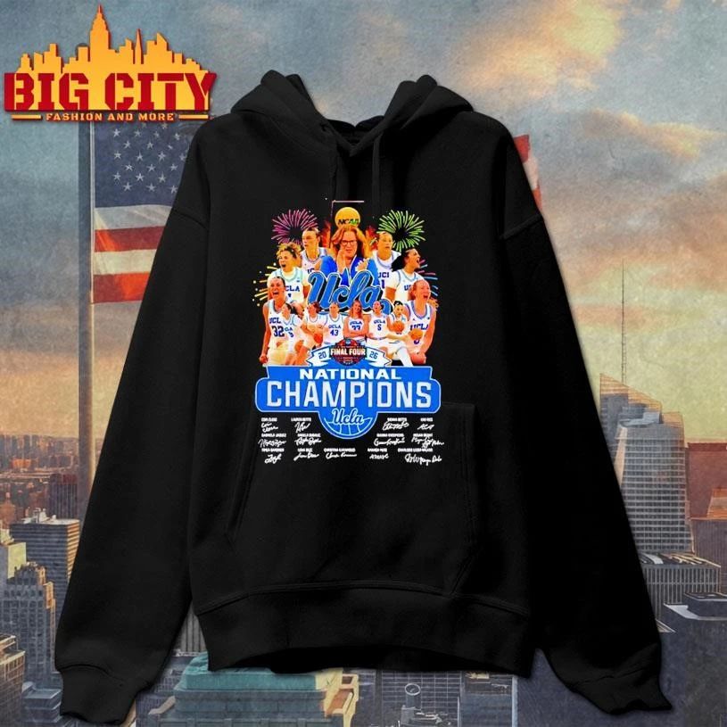 Ucla Bruins Women’s Basketball National Champions 2026 Signature Shirt