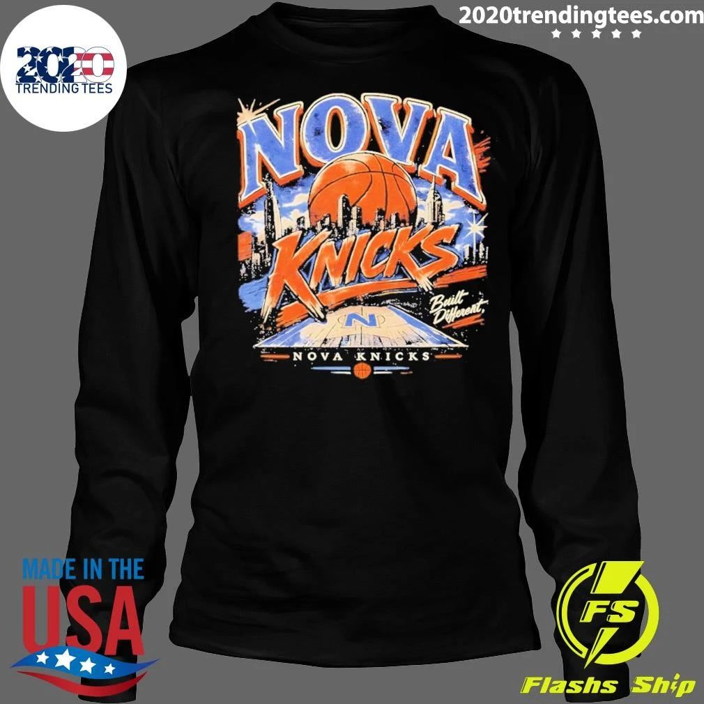 New York Knicks Basketball Nova Knicks Built Different Basketball NBA Shirt