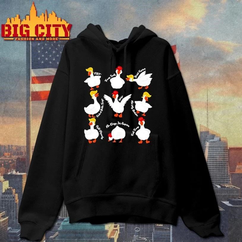 Goose X Donald Trump Fdt Trump Sucks No Kings In American Anti-Trump Shirt