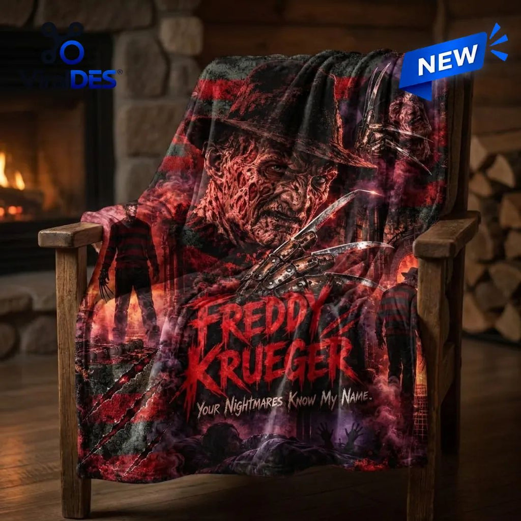 Freddy Krueger Nightmare Fleece Blanket