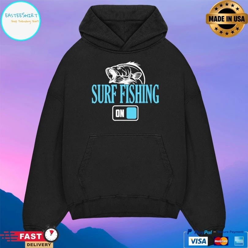 Surf Fisherman On T-shirt