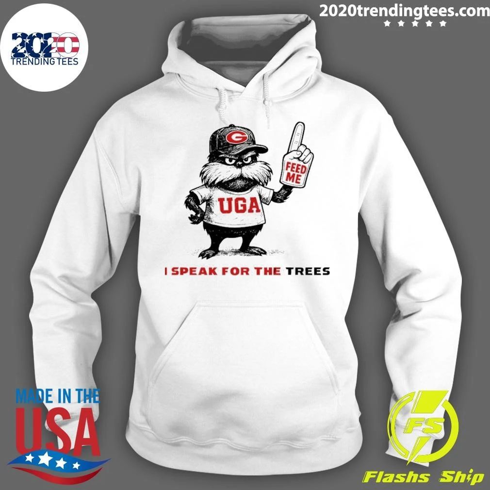 Feed The Trees Georgia Bulldogs Baseball I Speak For The Trees Shirt