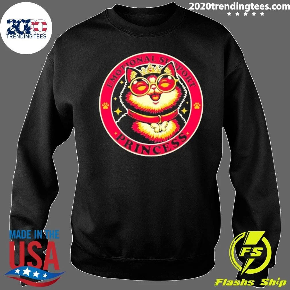 Queen Cat Emotional Support Princess Shirt