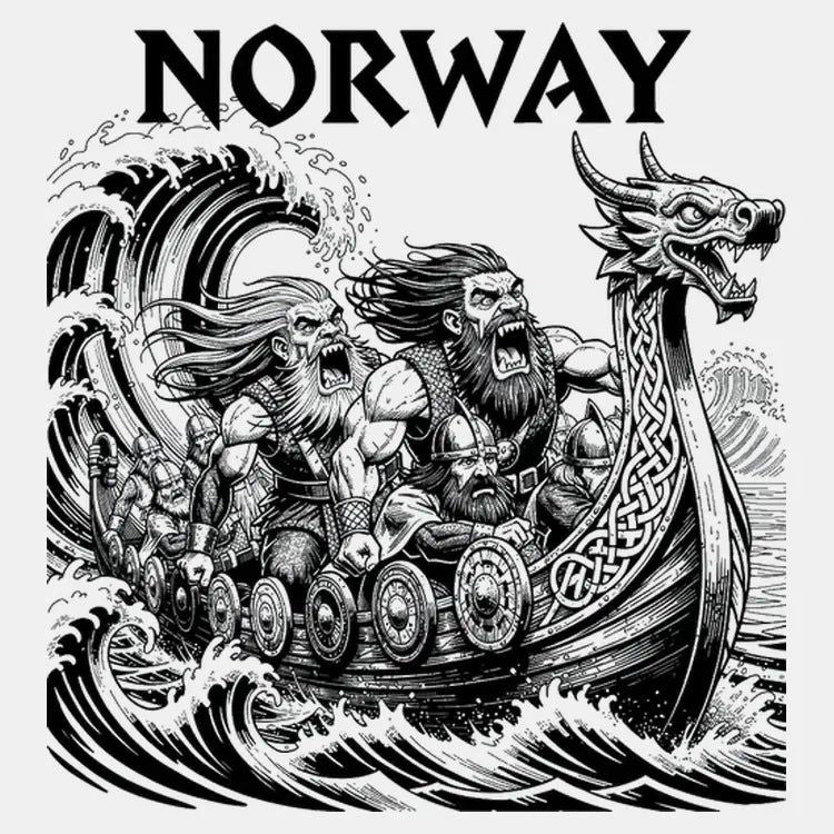 NORWAY Viking Warriors on the Sea