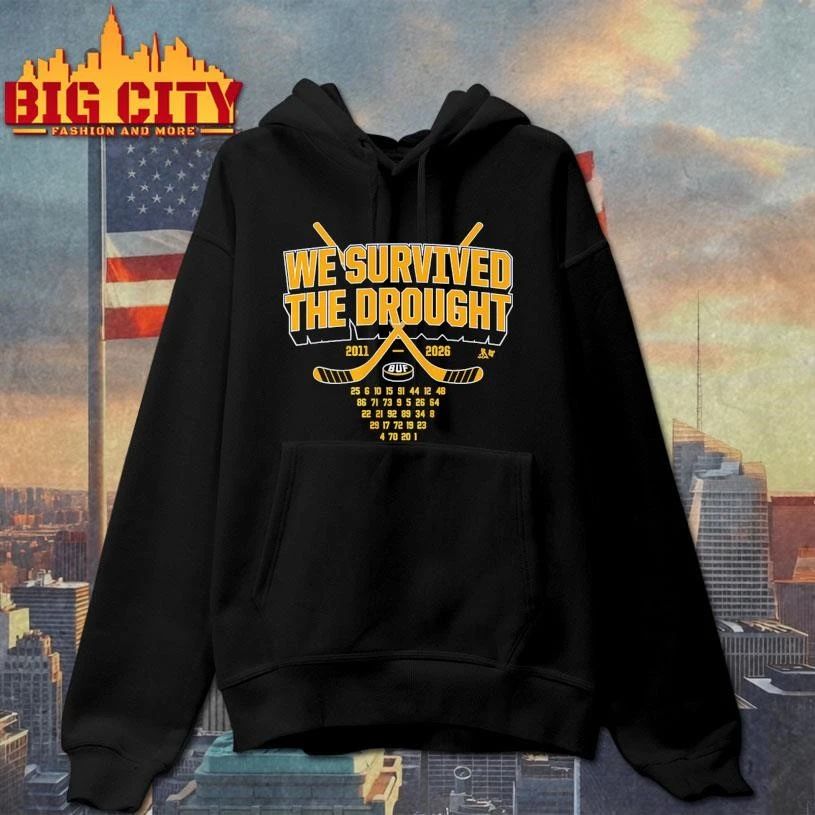 Buffalo Hockey We Survived the Drought Number Shirt