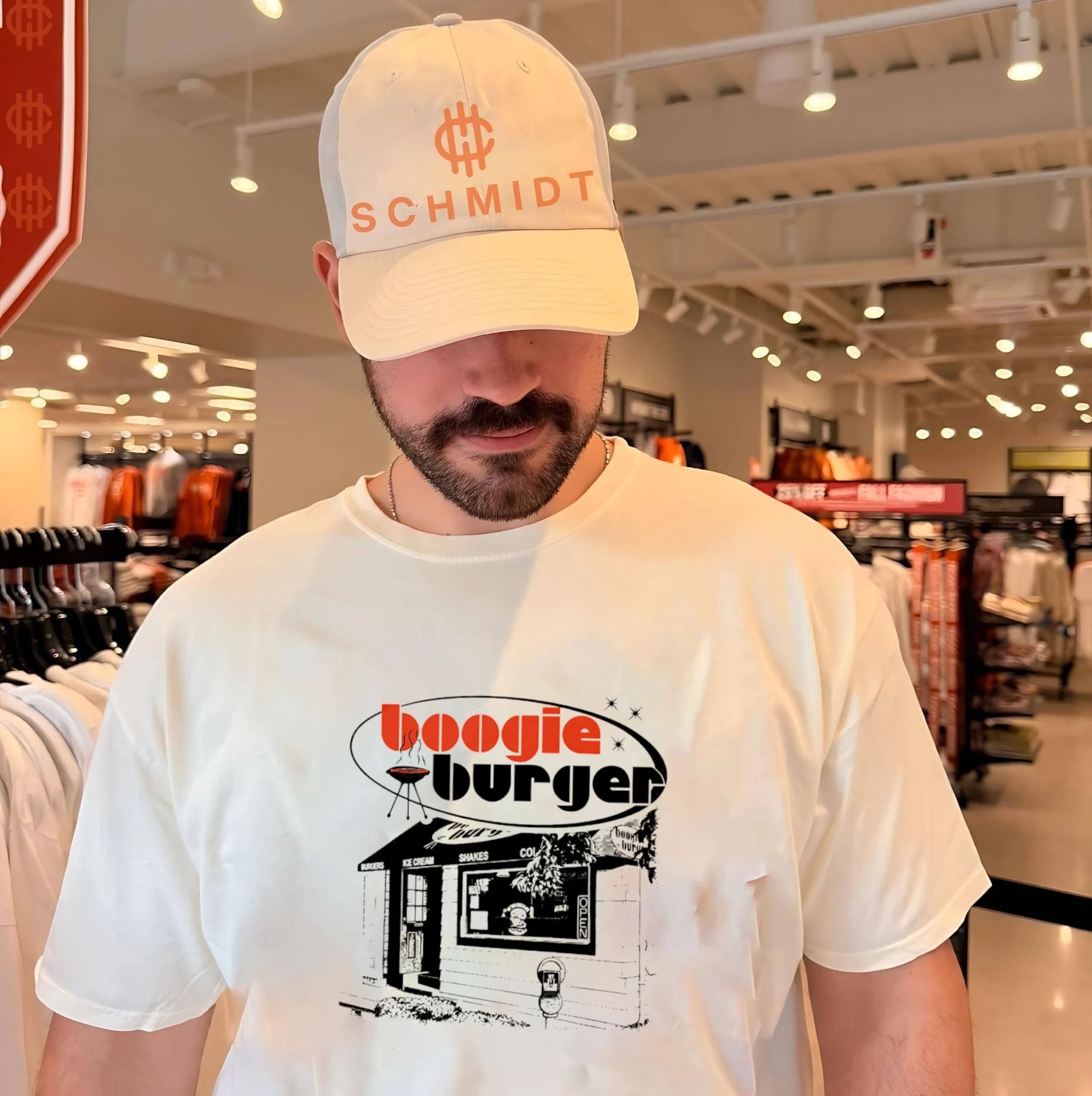 Boogie Burger Retro Diner fast food grill shirt