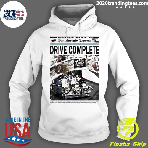 Antonio Spurs Drive Complete 2014 Newspaper Shirt