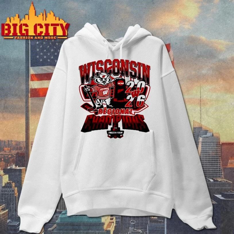 Wisconsin Badgers Regional Champions 2026 mascot Shirt