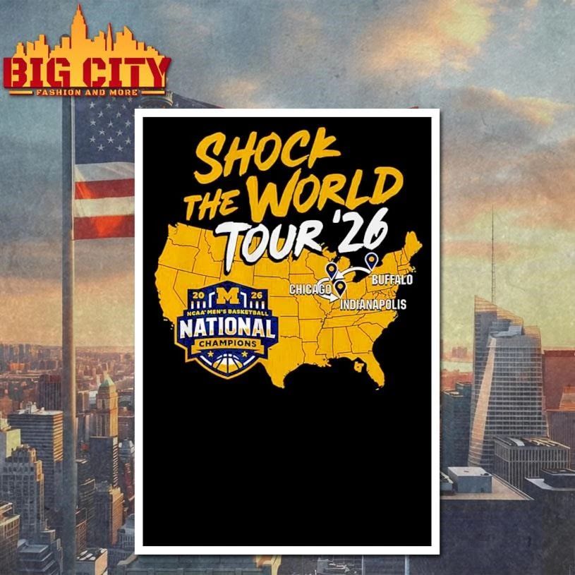 Michigan Shock The World Tour 2026 Shirt
