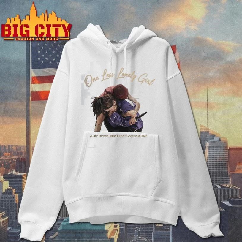 Justin Bieber Billie Eilish One Less Lonely Girl Coachella 2026 Shirt