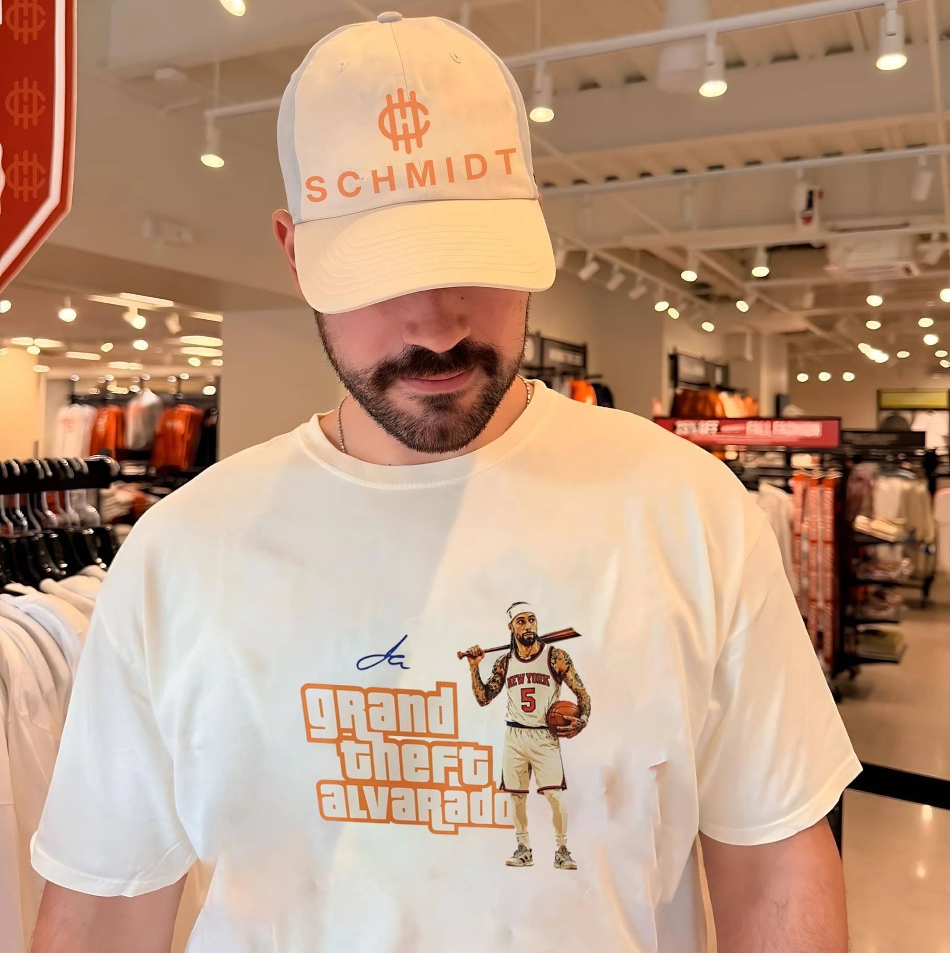 Jose Alvarado New York Knicks Grand Theft Alvarado shirt