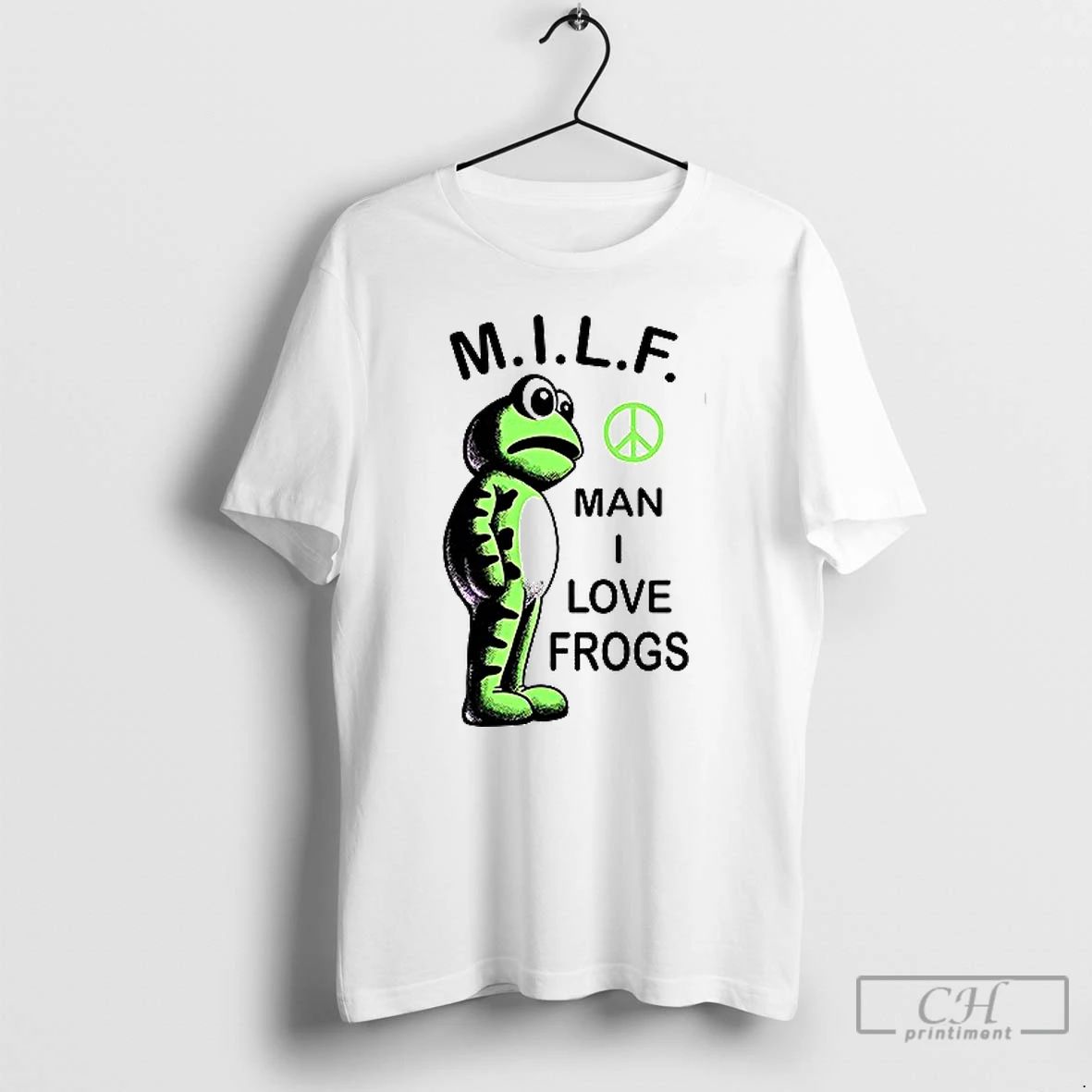 Classic The Portland Protest Frogs Milf Man I Love Frogs T Shirt