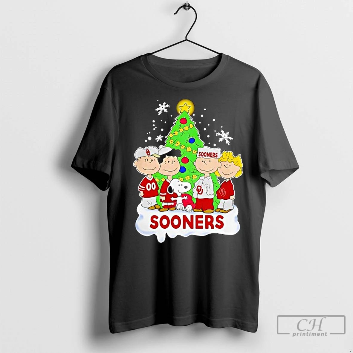 Classic Peanuts Characters Oklahoma Sooners Christmas