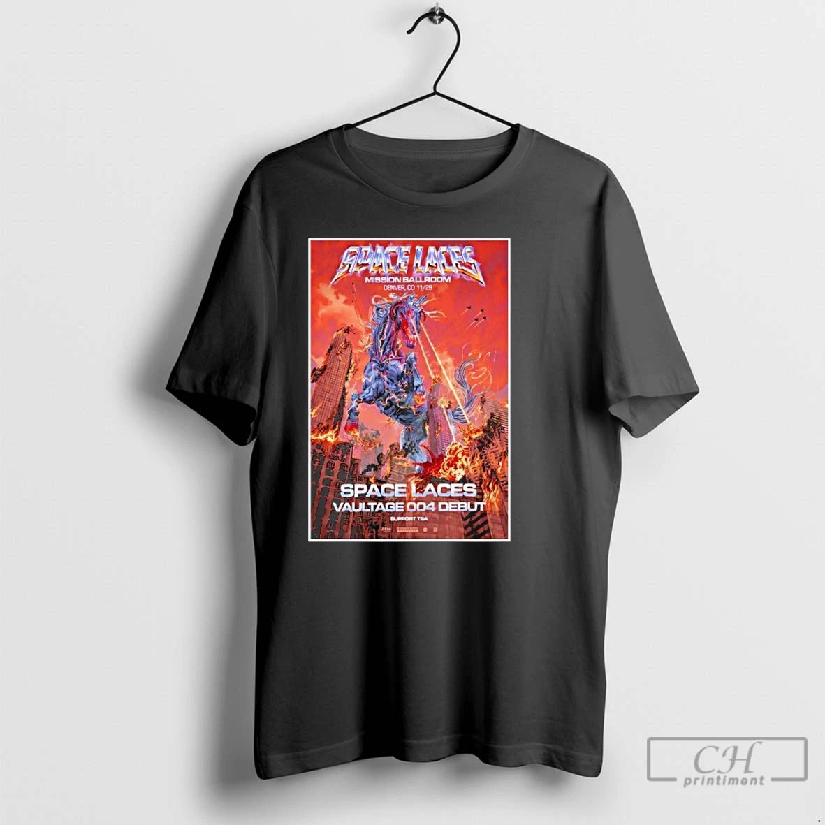 Classic Space Laces Denver Co November 29 2025 T Shirts