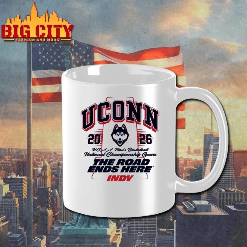 UConn Huskies NCAA Men’s Basktball National Champions The Road Ends Here Shirt
