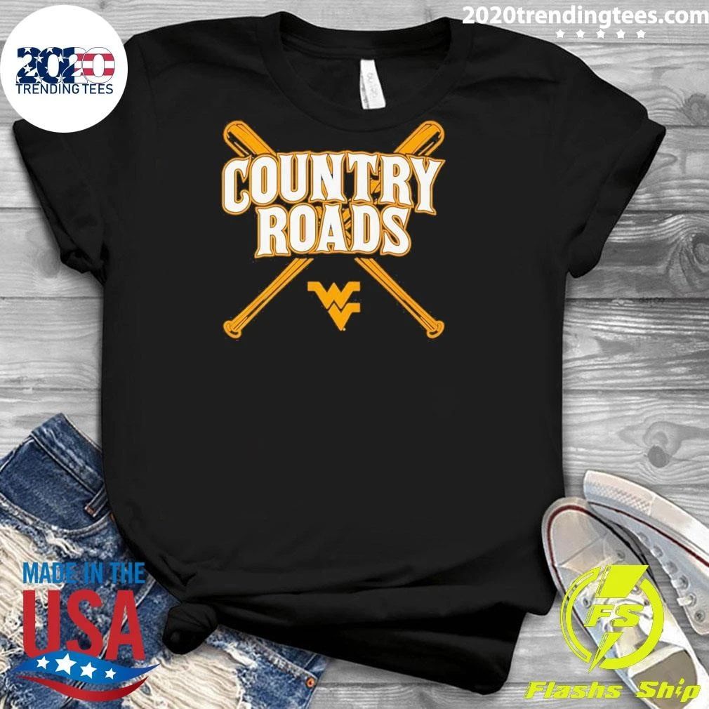 West Virginia Mountaineers Baseball Country Roads Mlb 2026 Shirt