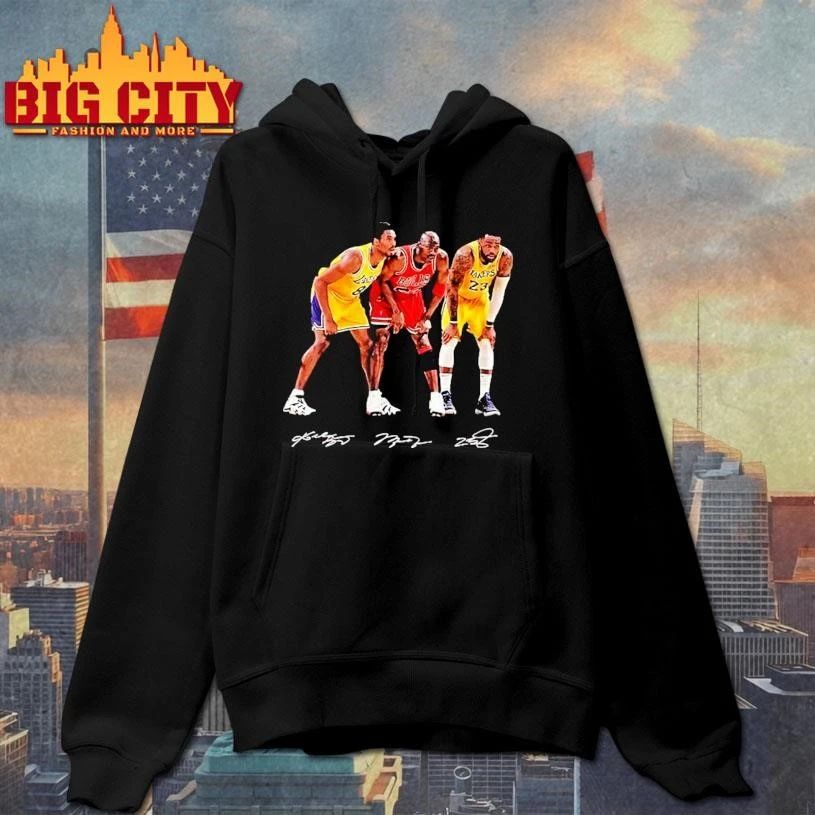 NBA Goats Kobe Michael LeBron Signature Shirt