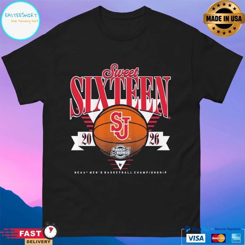 St John’s Red Storm Mbb 2026 Sweet Sixteen March Madness Ncaa Men’s Basketball Championship T-shirt