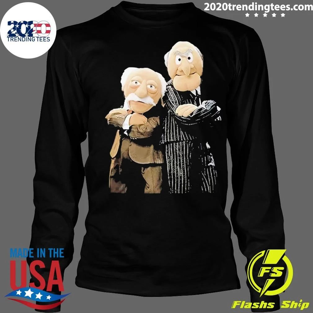 The Muppet Show Statler and Waldorf Black Shirt