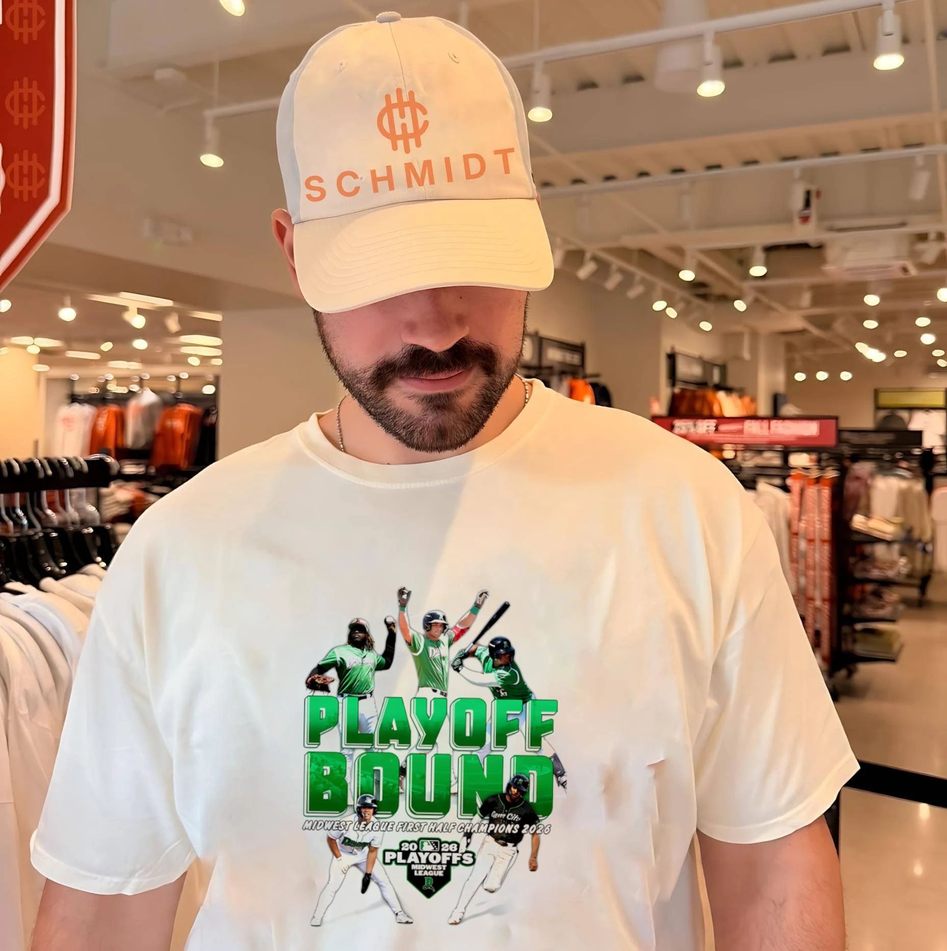 Dayton Dragons Playoff Bound Midwest League First Half Champions 2026 shirt