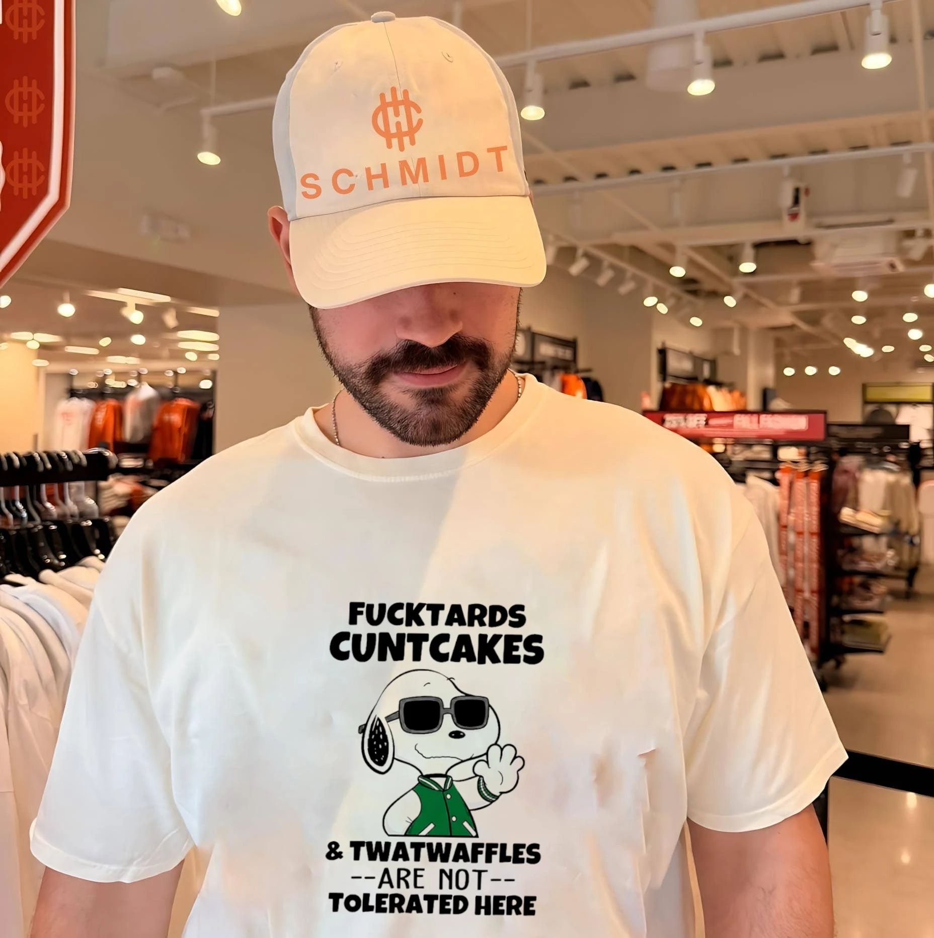 Snoopy Fucktards Cuntcakes and Twatwaffles Are Not Tolerated Here shirt