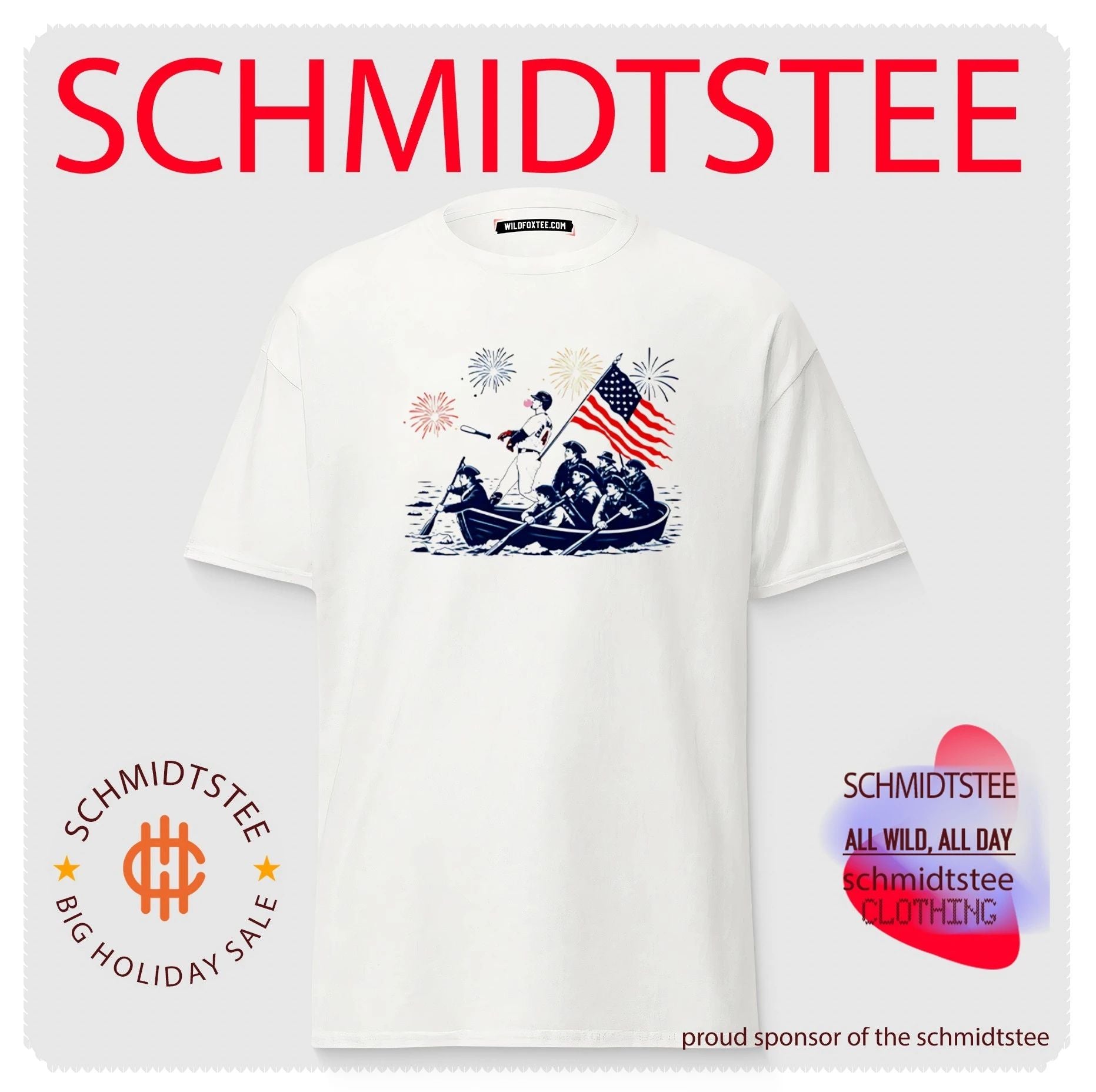 Chicago Cubs PCA Crossing The Delaware 4th Of July shirt