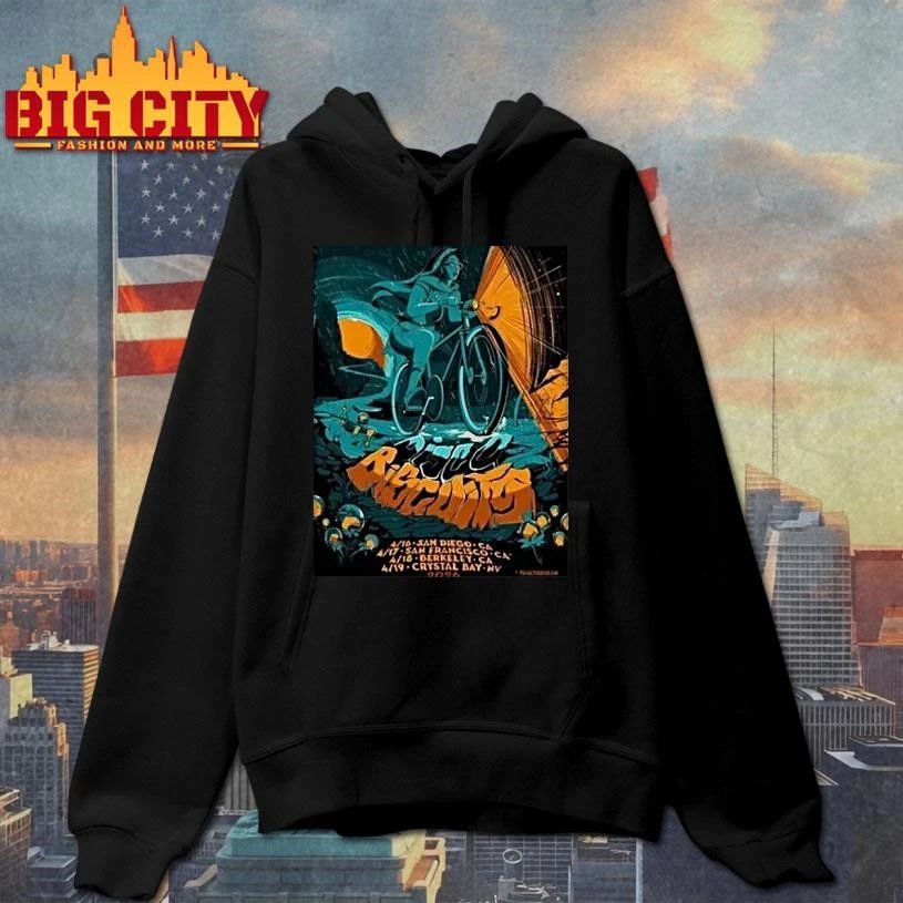 The Disco Biscuits Bicycle Day West Coast Tour 2026 California And Nevada Shirt