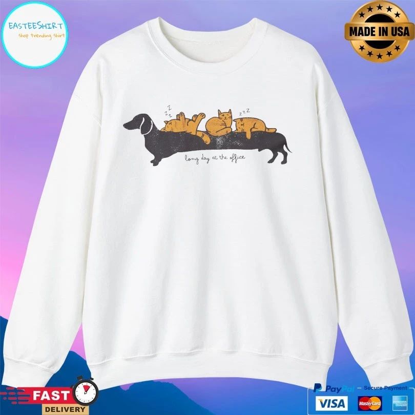 Long Day At The Office Cats T-shirt