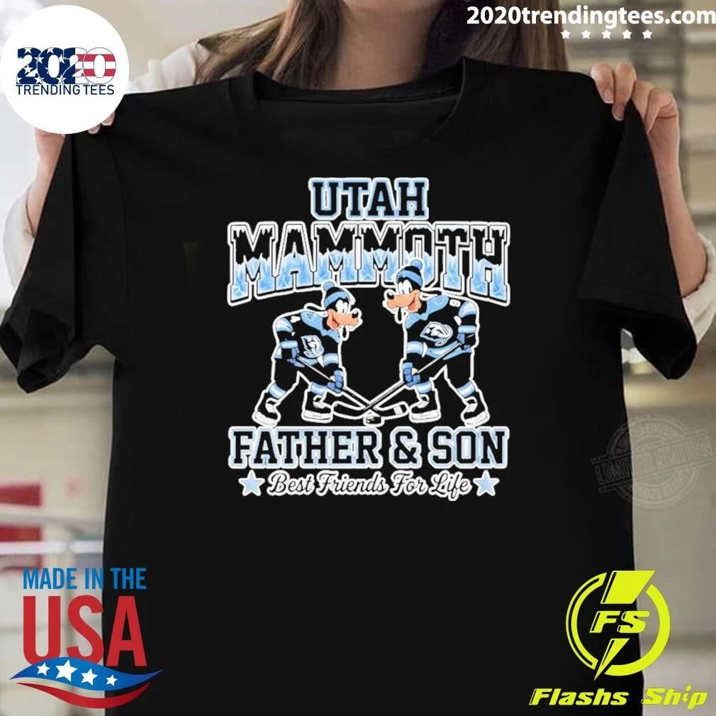 Mammoth Hockey Father And Son Best Friends For Life Shirt
