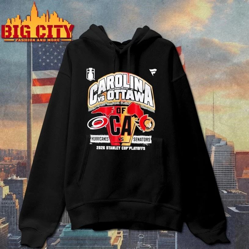 Carolina Hurricanes vs Ottawa Senators NHL 2026 Stanley Cup battle shirt