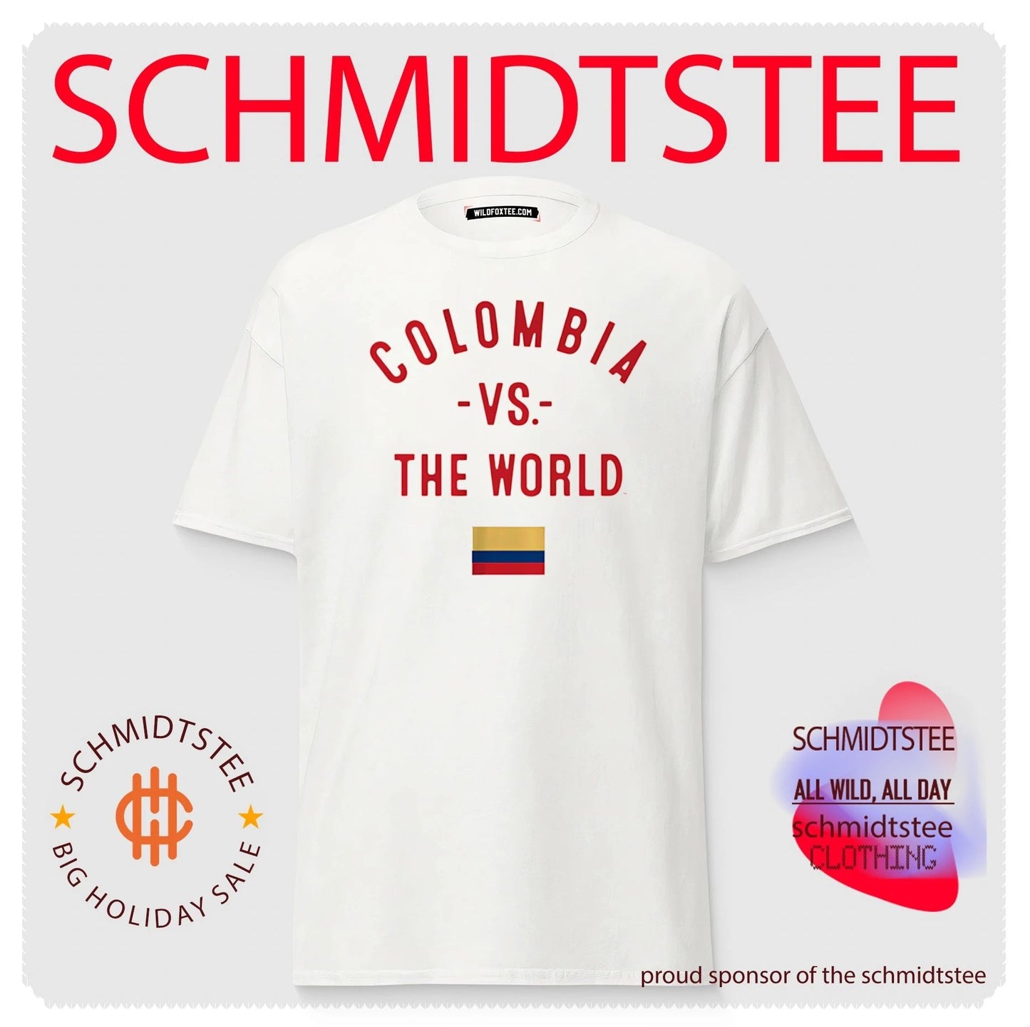 Colombia Vs The World flag shirt
