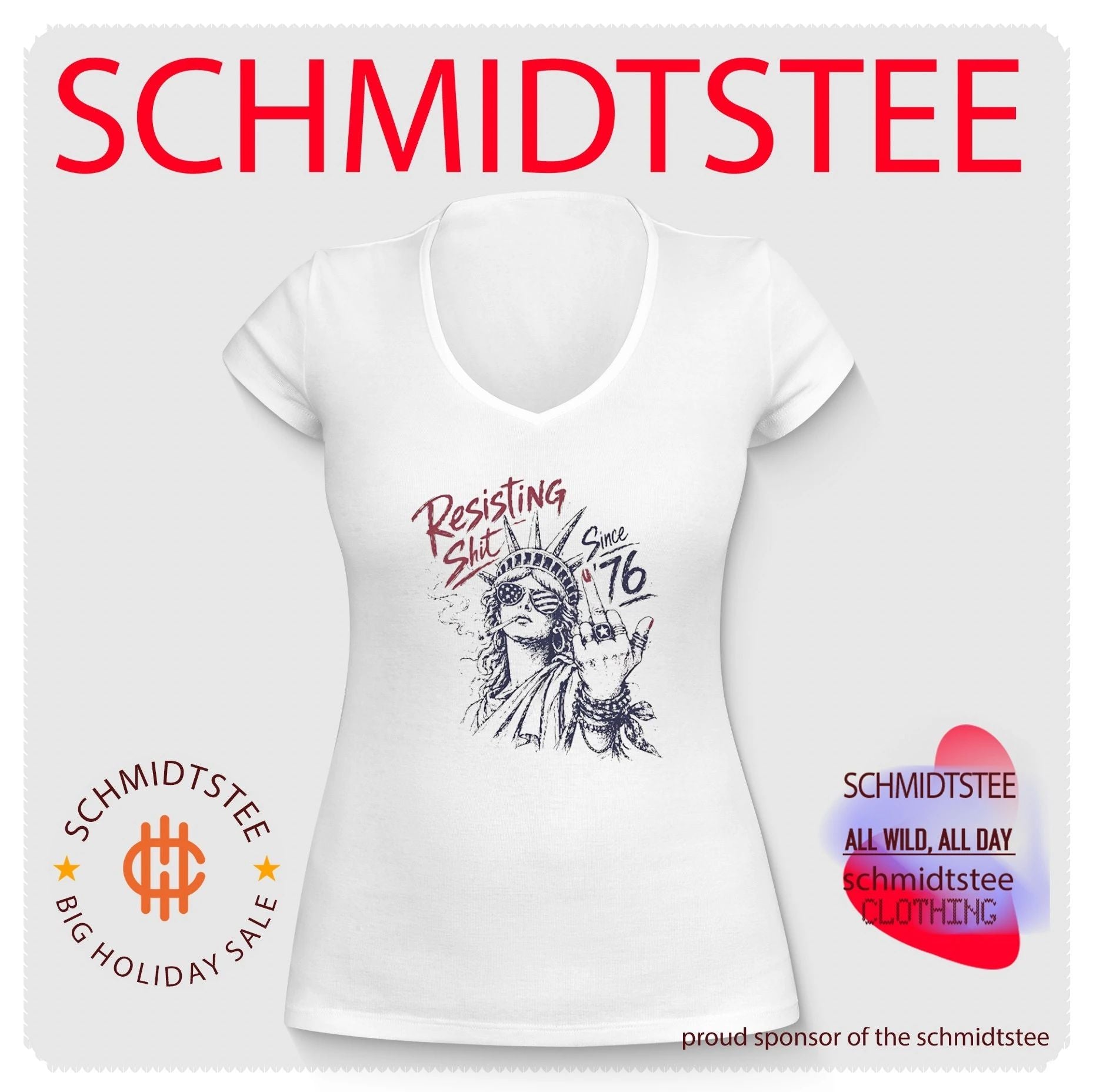 Resisting Shit Since 1776 Statue of Liberty shirt