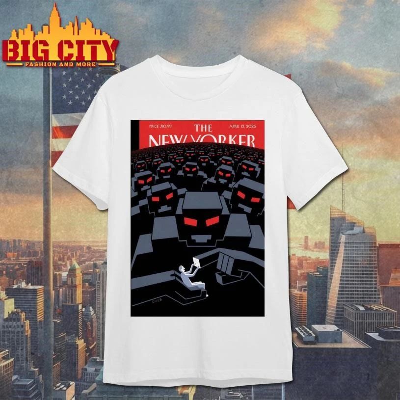 The New Yorker Apr 13 2026 Christoph Niemann’s “New Horizons” Poster Shirt