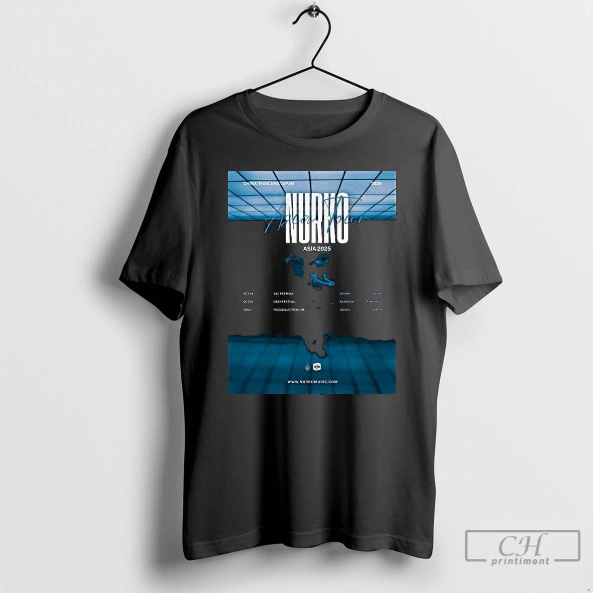 Classic Nurko Asia Tour China Thailand Japan 2025 Long Sleve T Shirts