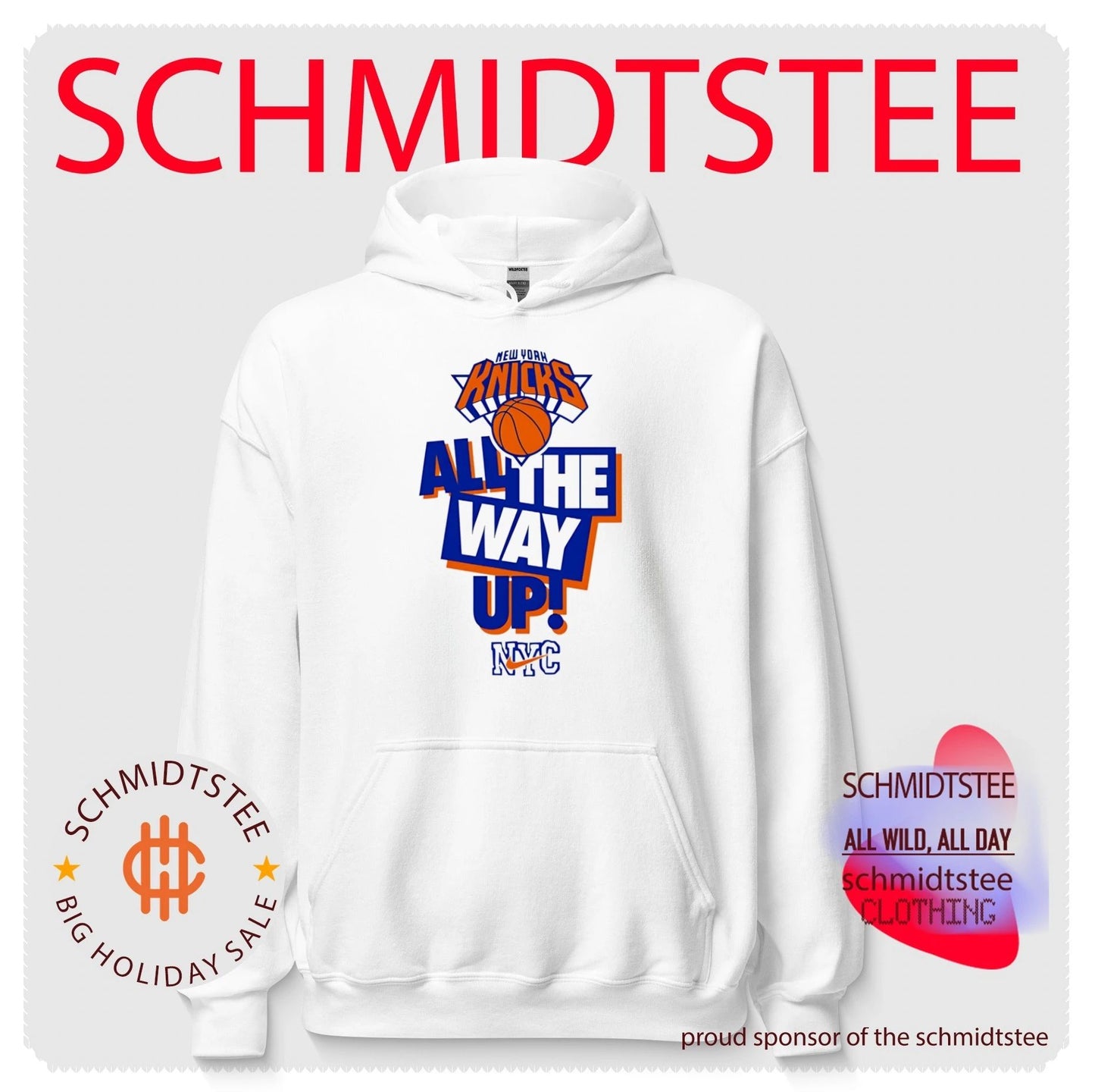New York Knicks All the Way Up NYC NBA Basketball shirt