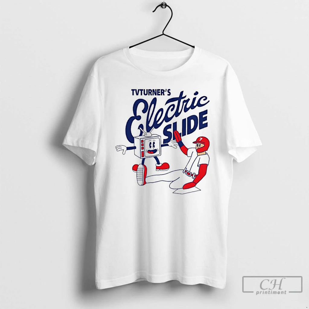 Classic Trea Turner Philadelphia Phillies Tvturners Electric Slide T Shirts