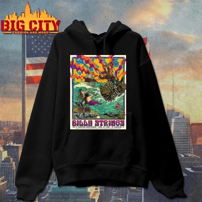 Billy Strings Spring St. Augustine Florida 2026 All Date Gig Poster Shirt