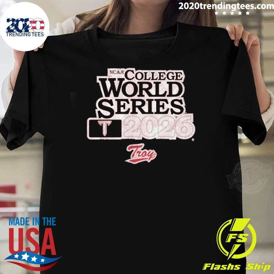 Troy Baseball 2026 College World Series Shirt