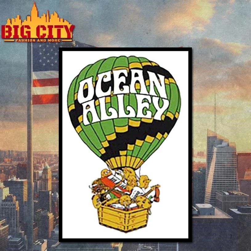 Ocean Alley Hot Air Balloon Art Work Shirt